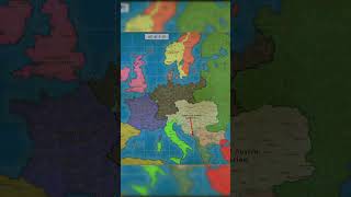 WORLD WAR 1 REMAKE PART 2 hoi4 map ww2 gaming history france italy germany [upl. by Hoffarth]