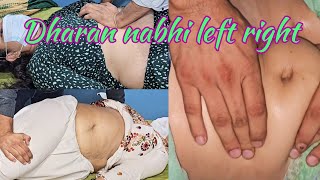 Navel displacement massage therapy Adjustment for Ladies stomach pain [upl. by Chinua]