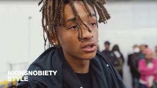 Highsnobiety Visits  Jaden Smith Gives Us an Exclusive Tour of the MSFTSRep PopUp Shop at VFiles [upl. by Novia]