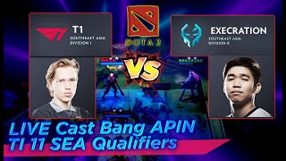 🔴 T1 vs Execration  Topson Debut  TI 11  TI11 SEA Qualifiers Dota 2 [upl. by Alabaster116]