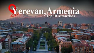 Top 10 MustSee Attractions in Yerevan Armenia [upl. by Toomay96]