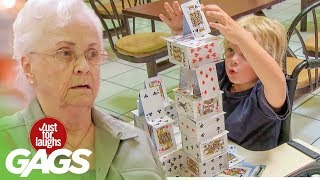 House Of Cards Genius Kid Prank [upl. by Vaules]