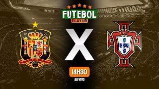 Espanha x Portugal  Ao vivo  Com Imagens  Liga das Nações [upl. by Delmor]