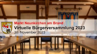 Virtuelle Bürgerversammlung 2023 [upl. by Menedez]