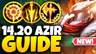 Patch 1420 Azir Guide  10000000 Mastery Points  Best Azir Builds [upl. by Dust497]