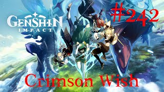 Genshin Impact Walkthrough Part 242  Crimson Wish No Commentary [upl. by Latsirk]