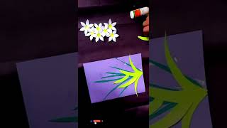 Easy greeting card handmadegreetingcard greetingcard papercraft papercutting flowermaking [upl. by Letsou]