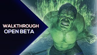 Marvels Avengers  Open Beta Walkthrough quotHULK Free Roamquot 2K QHD 1440p 60FPS PC No Commentary [upl. by Borer292]