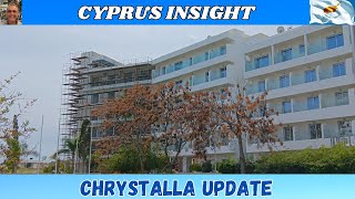 Chrystalla Hotel Protaras Cyprus  Great Progress on the Refurb [upl. by Jalbert]