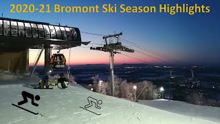 202021 Bromont Ski Season Highlights [upl. by Rubbico]