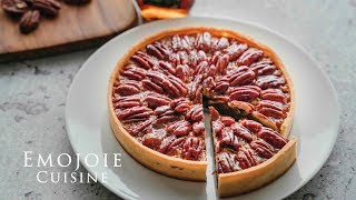 Pecan Tart Recipe  ナッツたっぷり！ピーカンナッツタルトの作り方  Emojoie Cuisine [upl. by Aihtnys]