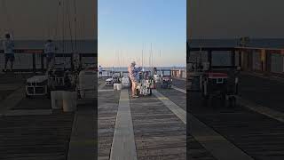 Pensacola Beach Pier fishermen [upl. by Statis966]