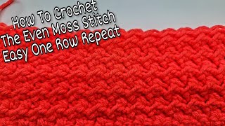 How to Crochet the Moss Stitch Ripple [upl. by Lladnyk]