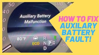 Mercedes Auxiliary Battery Malfunction EASY FIX [upl. by Leor854]