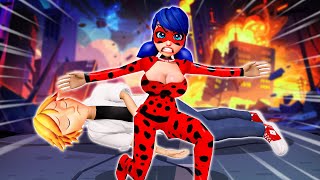 LadyBug Saves CatNoir  Im Sorry Dont Leave Me  Ladybug Sad Story  Miraculous ROBLOX RP [upl. by Fiden214]