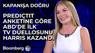 Kapanışa Doğru  PredictIt Anketine Göre ABDde İlk TV Düellosunu Harris Kazandı  11 Eylül 2024 [upl. by Fabiola]