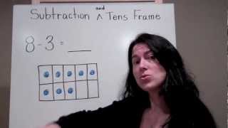 Subtraction on the Tens Frame [upl. by Civ]