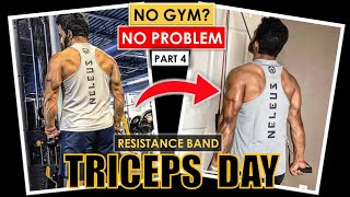 TRICEPS DAY  Resistance Band Complete Gym Workout  PART 4 of 7  Fitness My Life [upl. by Valaria]