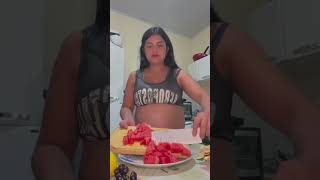 Parte 1 Tizana venezolana 🇻🇪🇧🇷 comidavenezolana saladadefruta gurmet venezolanos boavista [upl. by Behlke]