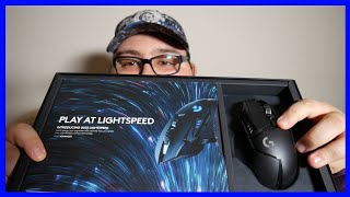 LOGITECH G502 LIGHTSPEED KABELLOSE GAMINGMAUS  UNBOXING 90 [upl. by Martita]