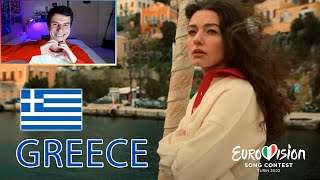 REACTION to GREECE 🇬🇷 EUROVISION 2022  Amanda Tenfjord  Die Together 💙 [upl. by Arimaj]