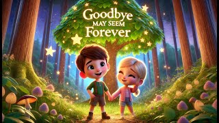 Goodbye May Seem Forever  Heartwarming Kids Friendship Song amp Animated Nursery Rhyme [upl. by Lavella]