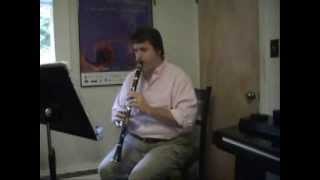 Mendelssohn Scherzo from Midsummers Clarinet solo excerpt [upl. by Furlong218]