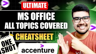 Only MS Office Cheatsheet You Need to Crack Accenture [upl. by Cindi]