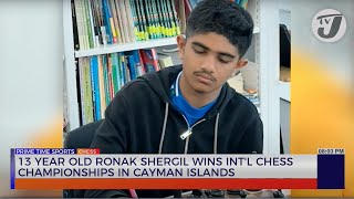 13 Year Old Ronak Shergil Wins International Chess Championships in Cayman Islands [upl. by Sharlene]