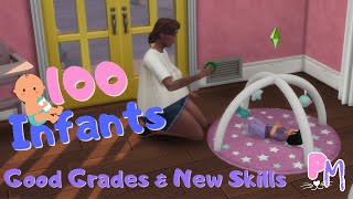 Good Grades amp New Skills  Sims 4 100 Infant Challenge Part 22 [upl. by Weil]