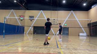 Spiking Tutorial For Middle Blockers  Volleyball Tutorials [upl. by Aramot]