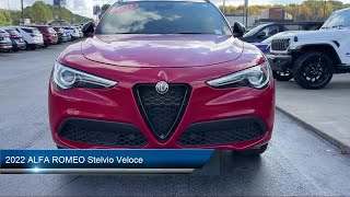 2022 ALFA ROMEO Stelvio Veloce Sport Utility Lithia Springs Atlanta Marietta Douglasville Powder [upl. by Anelahs]