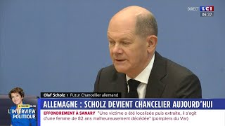 OLAF SCHOLZ SUCCÈDE ANGELA MERKEL [upl. by Herrick713]