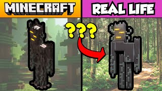 ALL MINECRAFT MOBS VS REAL LIFE  NEW MOB THE CREAKING [upl. by Il]