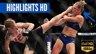 Beautiful but Dangerous😍  Holly Holm vs Valentina Shevchenko HIGHLIGHTS HD 1080p  Iron Fist MMA [upl. by Lange]