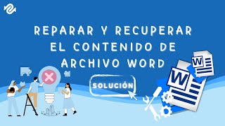 WORD detectó un error al intentar ABRIR el archivo  🛠COMO REPARAR ARCHIVOS WORD DAÑADOS 2024 [upl. by Herates535]