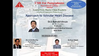 Approach to Valvular Heart Disease by DrSRamakrishnan  CME Talk 01 18072020 [upl. by Lehacim]