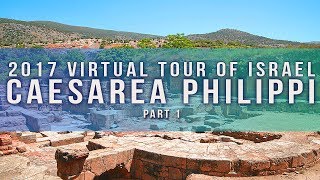 Virtual Tour of Israel in 360°  Part 6 Caesarea Philippi [upl. by Ardnahcal]