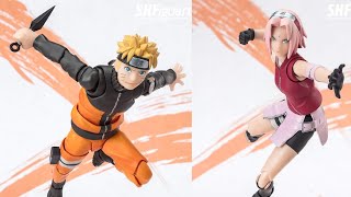 New Sh figuarts Naruto amp Sakura action figures revealed preorder info [upl. by Nicks]