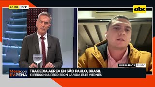 Las posibles causas de la tragedia aérea en São Paulo según un piloto paraguayo [upl. by Mukund]