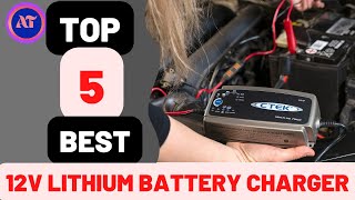 BEST 12V LITHIUM BATTERY CHARGER 2024 [upl. by Eidde]