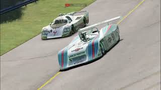 Assetto Corsa Lancia LC1 at Monza old layout replay cams [upl. by Armalla71]