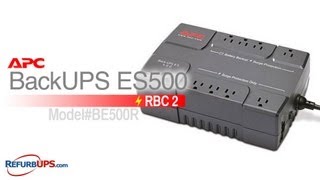 RBC2 Battery Replacement for APC BackUPS ES500 [upl. by Aara]