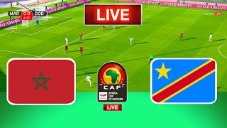 LIVE🔴 Morocco Vs DR Congo  Africa Cup of Nations  Live Football Match Today [upl. by Leod]