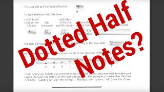 Theory Thursday 15 The Dotted Half Note [upl. by Grissel975]