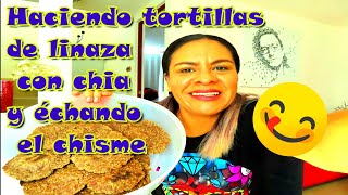 tortillas de linaza con chía [upl. by Anekahs]