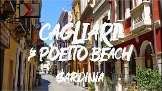 CAGLIARI amp POETTO BEACH – Sardinia 🇮🇹 Full HD [upl. by Aileda]