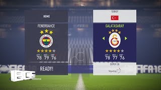 FIFA 18 Turkish Super Lig Ratings amp Kits [upl. by Pierrette]