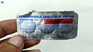 Zocon150 Tablet  Fluconazole Tablets Ip 150mg Uses  Zocon 150mg Tablet uses Side effects benefits [upl. by Sopher]