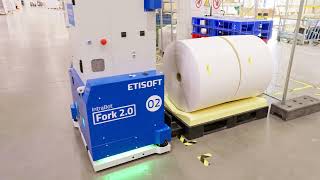 Intrabot FORK 20 w firmie IndustrialTapesSystems Sp z oo [upl. by Ellicott289]